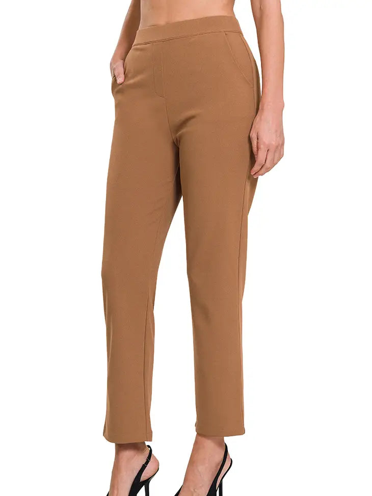 Camel dress pants womens best sale