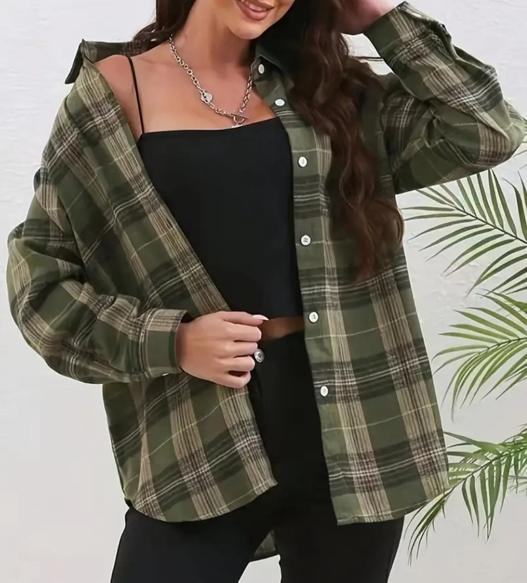 Olive Flannel