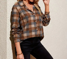 Load image into Gallery viewer, Brown Flannel
